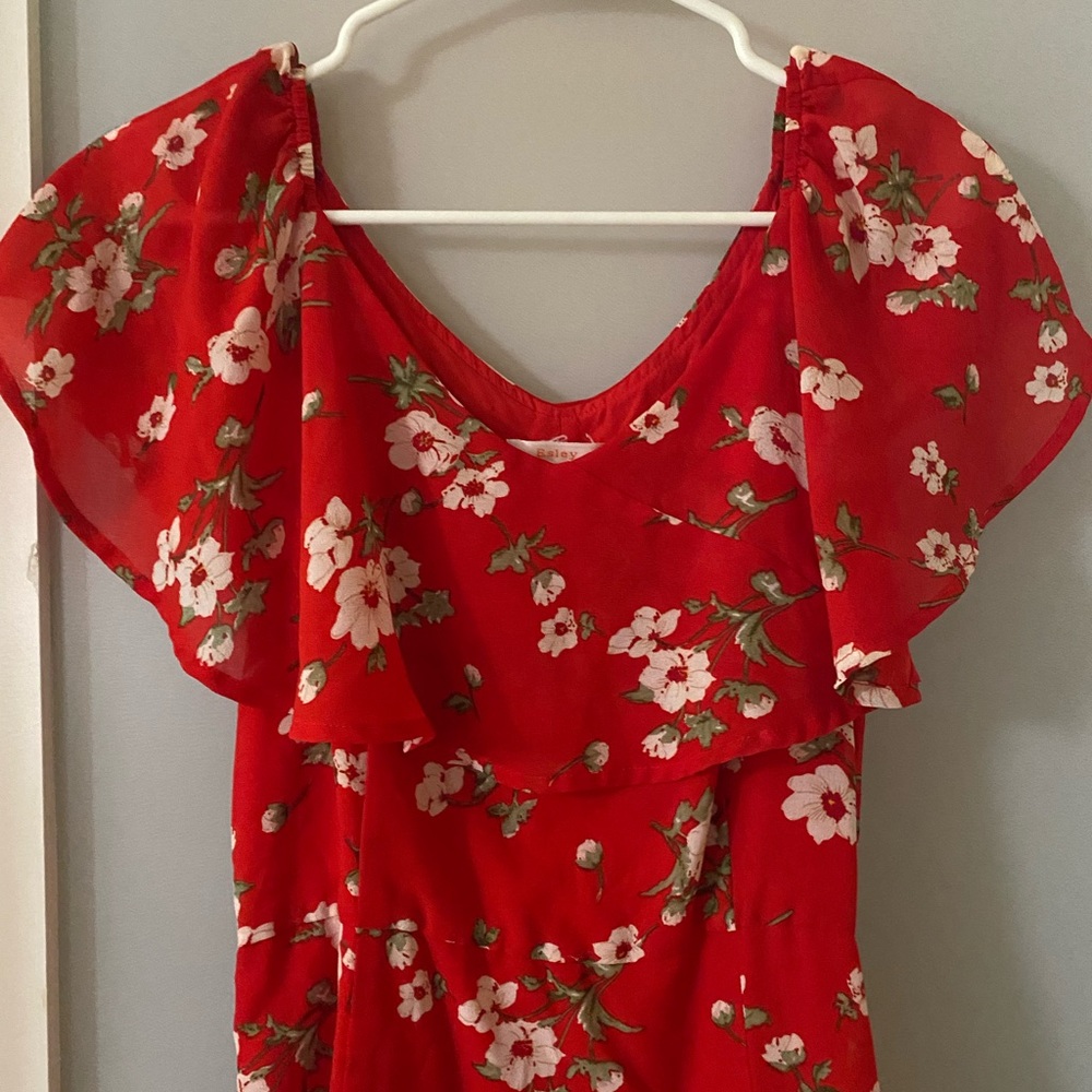 Lovely flirty red dress. Like new. Small size
